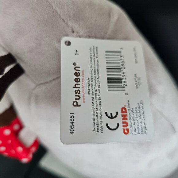 New Gund Pusheen with Hot Chocolate 10" Plushie - Picture 6 of 6